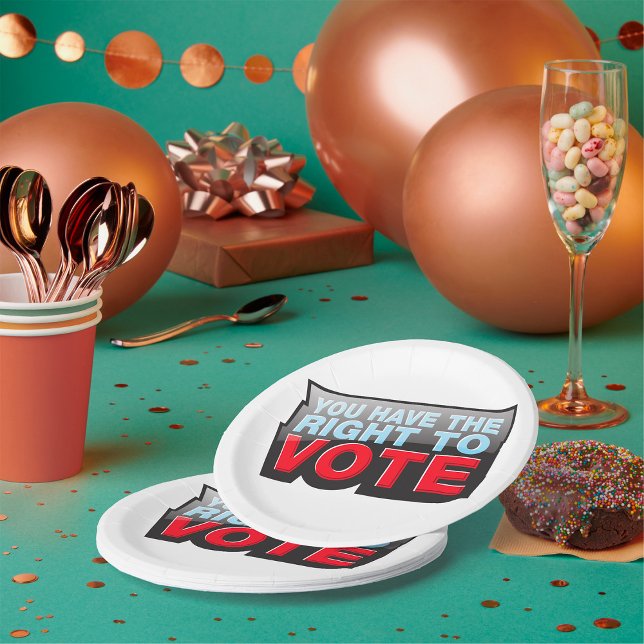 You Have the Right To Vote Pappteller (Von Creator hochgeladen)