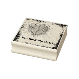 You Hold My Heart Gummistempel