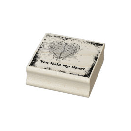 You Hold My Heart Gummistempel