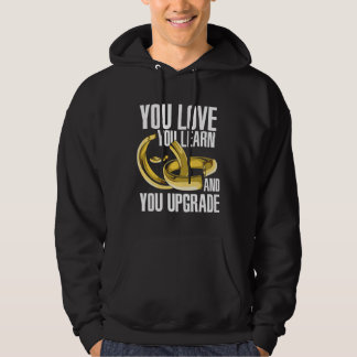 You Love You Learn & You Upgrade  Breakup Divorce  Hoodie