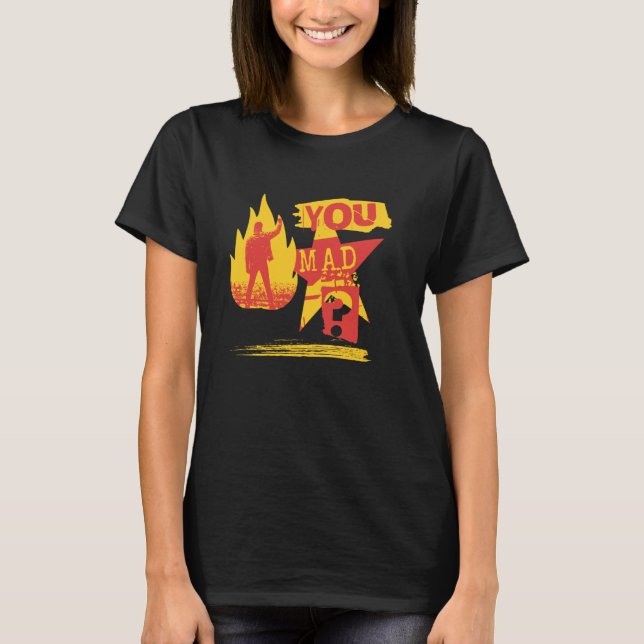 You Mad  Are You Mad  Peaceful Protest Social Just T-Shirt (Vorderseite)