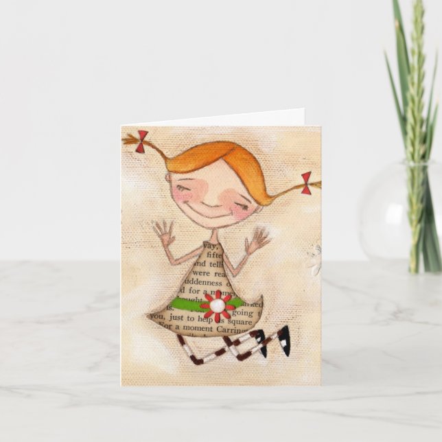 You Make Me Happy - NOte CArd Karte (Vorderseite)