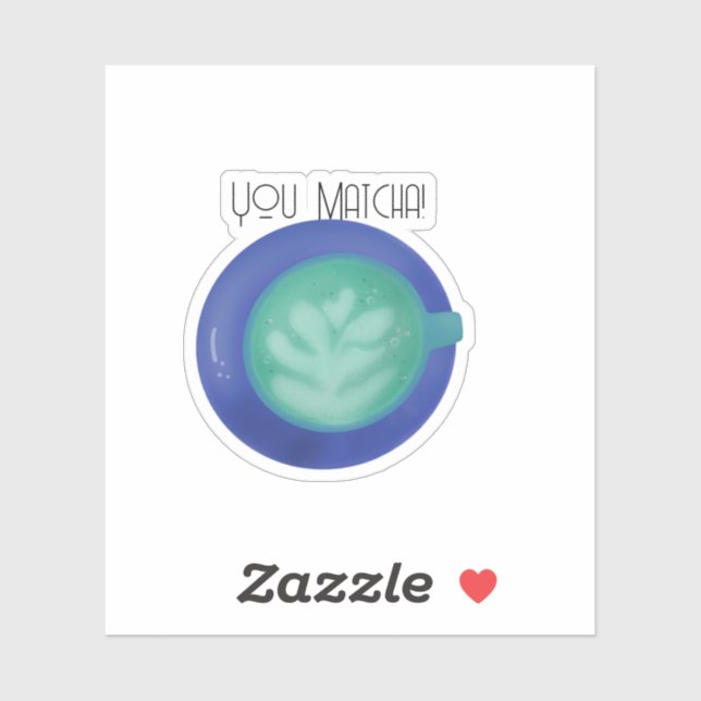 You Matcha! Aufkleber (Blatt)