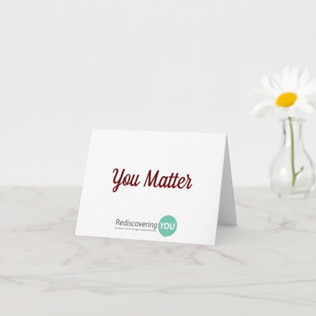 "You Matter" Stationary Karte (Kleines Gewächs)