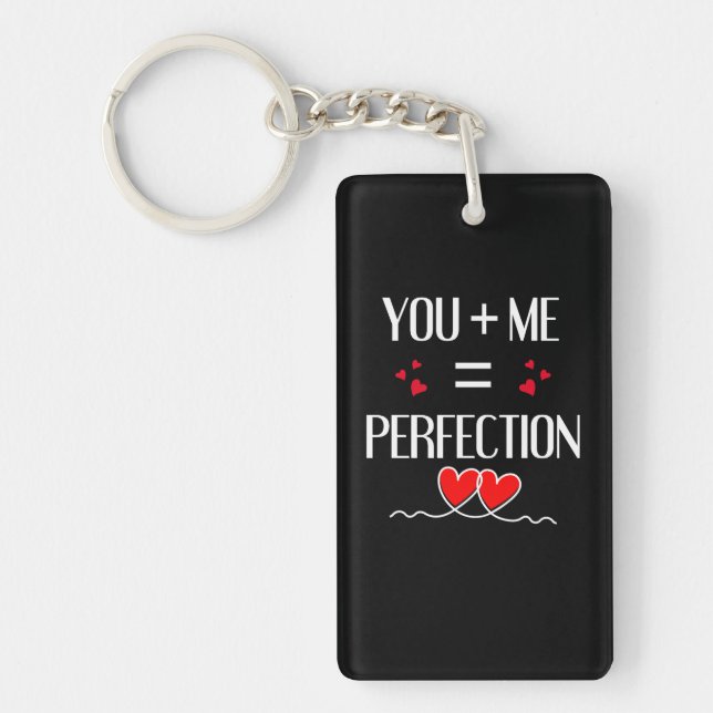 You + Me = Perfection - Mignonne Conception Couple (Devant)