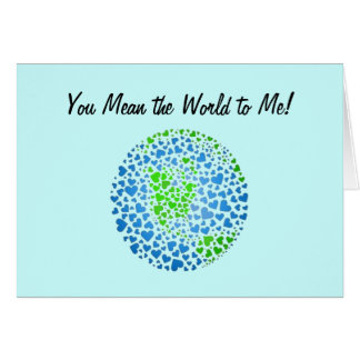 "You Mean the World to Me" Kaart