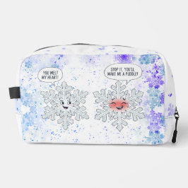 You Melt My Heart Snowflakes Waschbeutel
