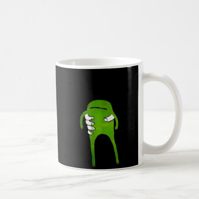 You Must Accept The Frog Funny Meme  Kaffeetasse (Rechts)
