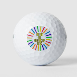 You Only Fail When You Stop Trying Golfball