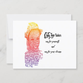 You only live twice postcard postkarte