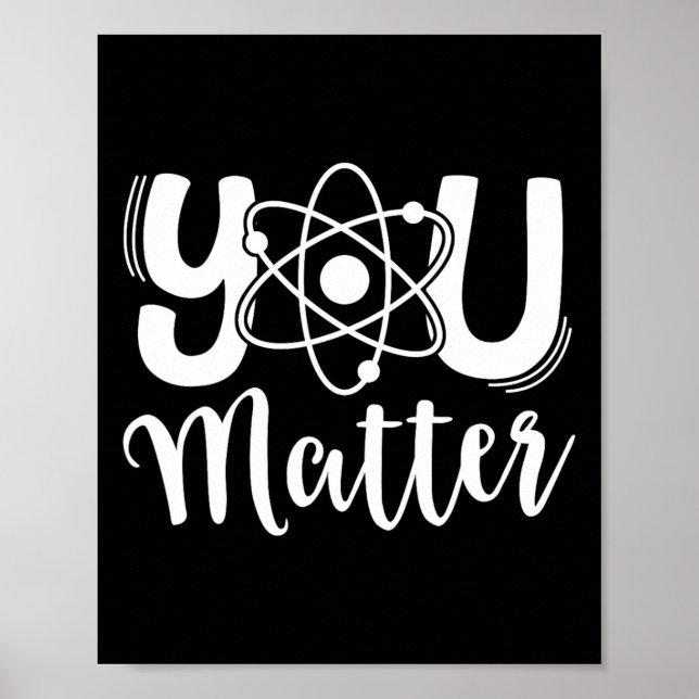 You Problem Science Teacher Chemistry Biology Kind Poster (Vorne)