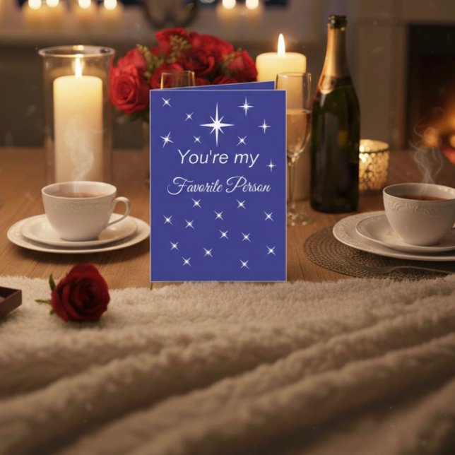 You’re My Favorite Person Folded Greeting Card Karte (Von Creator hochgeladen)