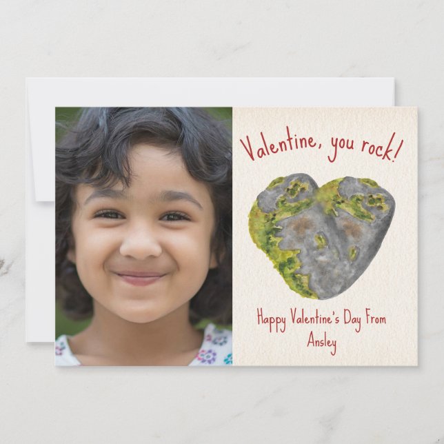 You Rock Classroom Valentine Foto Karte (Vorderseite)