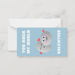 You Rock Mini Valentine Mitteilungskarte