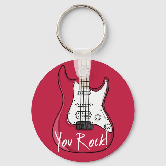 You Rock Valentine's Day Schlüsselanhänger (Vorderseite)