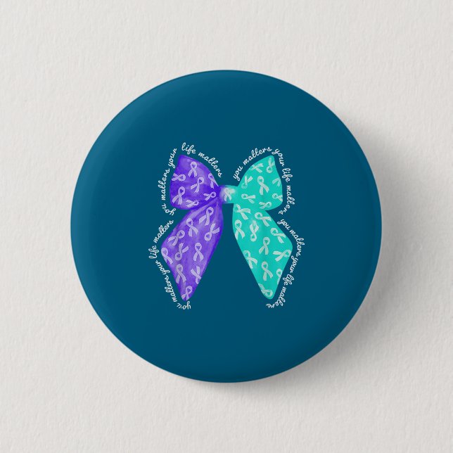 You S Your Life S Suicide Prevention Awareness  Button (Vorderseite)