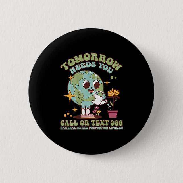 You Suicide Awareness Mental Health S  Button (Vorderseite)