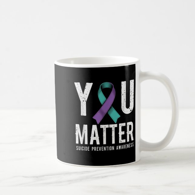 You Suicide Prevention Awareness  Kaffeetasse (Rechts)