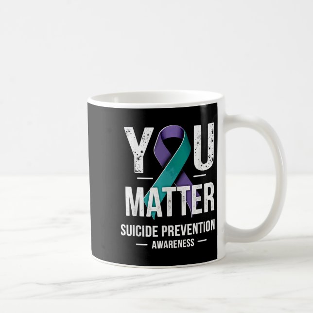 You Suicide Prevention Awareness  Kaffeetasse (Rechts)