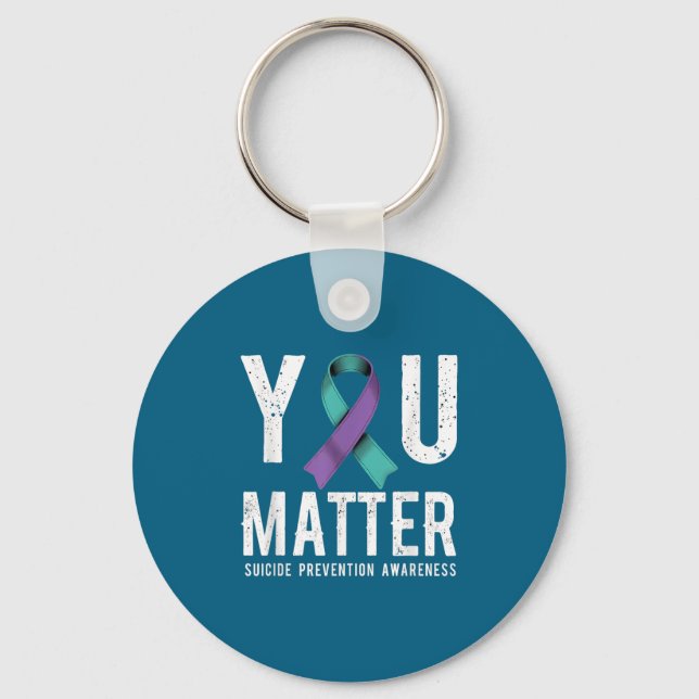 You Suicide Prevention Awareness  Schlüsselanhänger (Vorderseite)