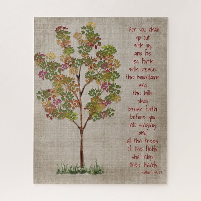 You will go out with Joy  Isaiah 55 verse  (Vertikal)