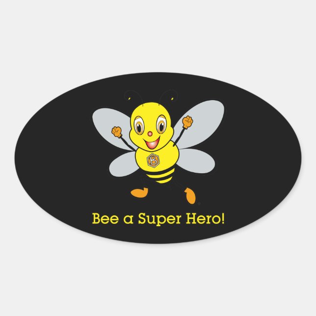 YouBee®-Aufkleber Ovaler Aufkleber (Vorderseite)