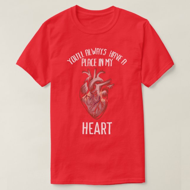 Youll hat immer einen Platz in meinem Herzen Funny T-Shirt (Design vorne)