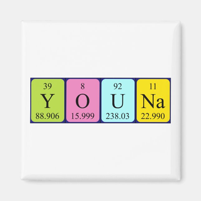 Youna Periodenmagnetmagnet Magnet (Vorne)