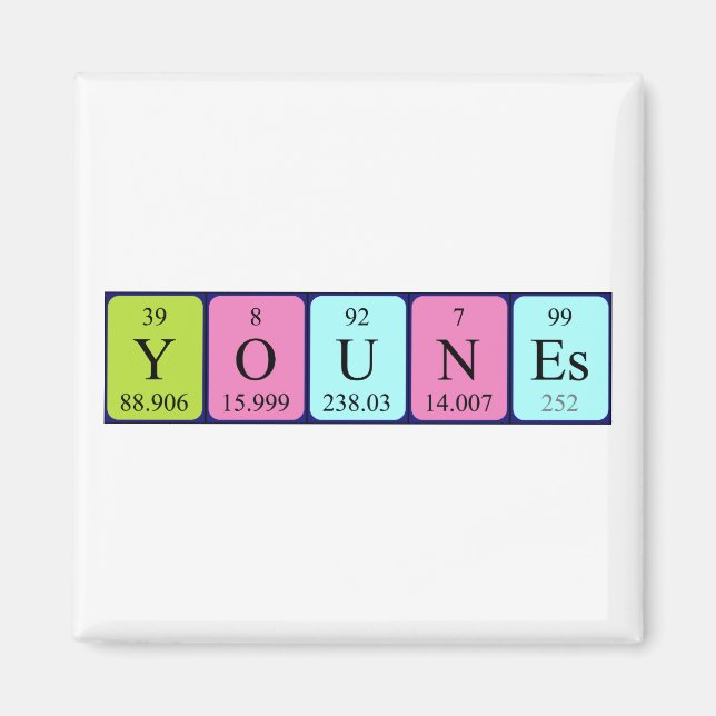 Younes Periodenmagnet Magnet (Vorne)