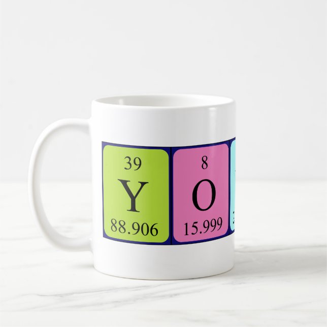 Younes Periodenname Tasse (Links)