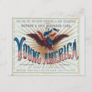 Young America Clipper Postkarte