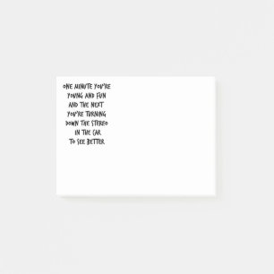 Young and Fun Post-it Klebezettel