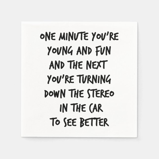 Young and Fun Serviette (Vorderseite)
