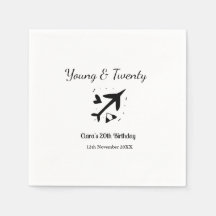Young and twenty adventure happy birthday add name