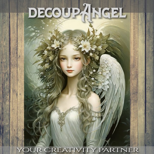 Young Angel - Decoupage - Seidenpapier (Von Creator hochgeladen)