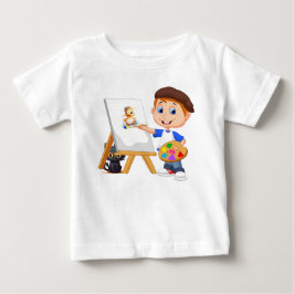 Young Artist und sein Cat baby Jersey T - Shirt