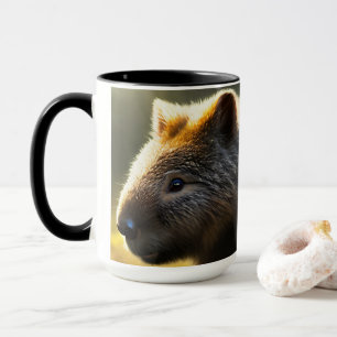 Young Australian Wombat, Coffee Tasse