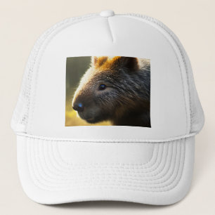 Young Australian Wombat, Truckers Hat Truckerkappe