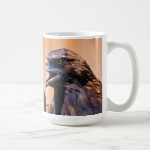 Young Bald Eagle und Sunlight Art Kaffeetasse