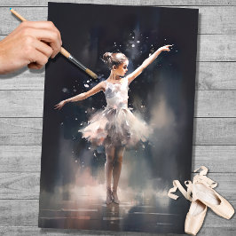Young Ballerina 4 Decoupage Paper Seidenpapier