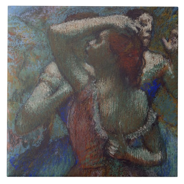 Young Ballet Dancers (Ballerinas) (von Edgar Degas Fliese (Vorderseite)