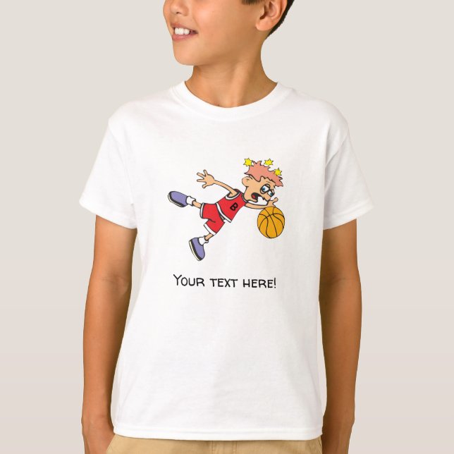 Young Basketball Player T-Shirt (Vorderseite)