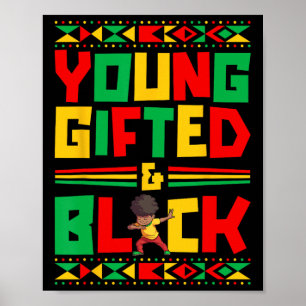 Young Black Boy African American History Boy Poster