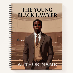Young Black Lawyer Book Cover Inspiration Notebook Notizbuch