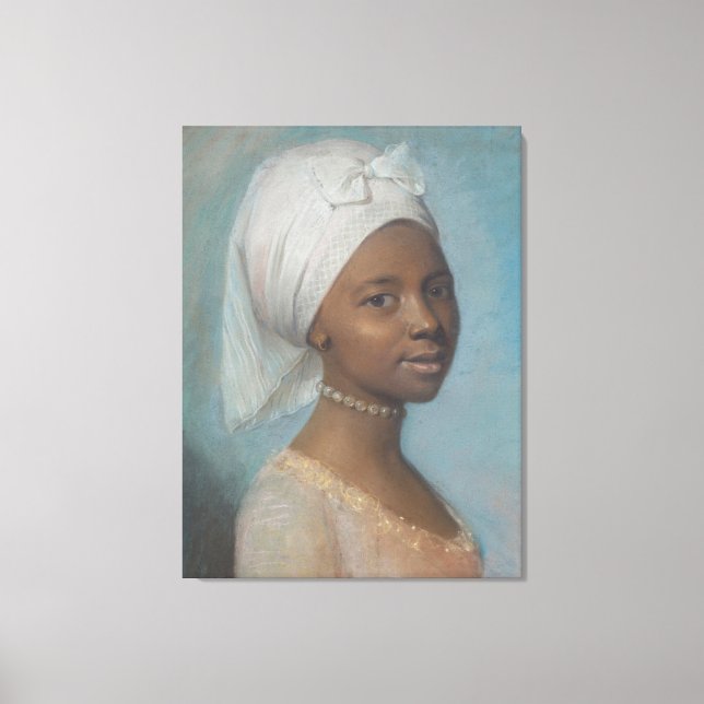 Young Black Woman Leinwanddruck (Vorderseite)