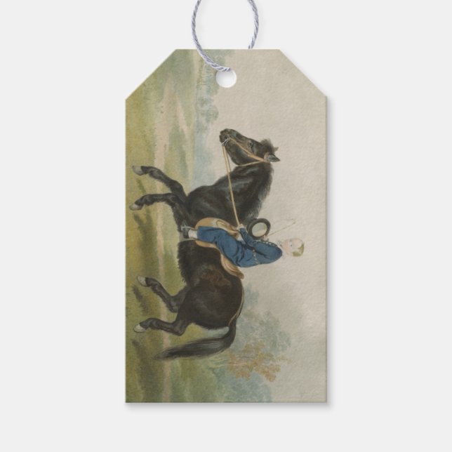 Young Boy Riding a Pony (von Penry Williams) Geschenkanhänger (Vorderseite)