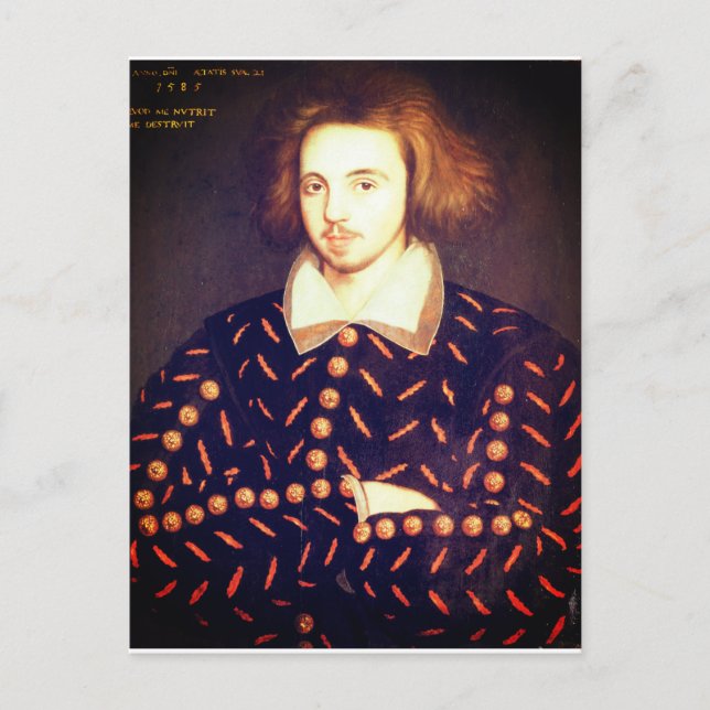 Young Christopher Marlowe Postcard Postkarte (Vorderseite)