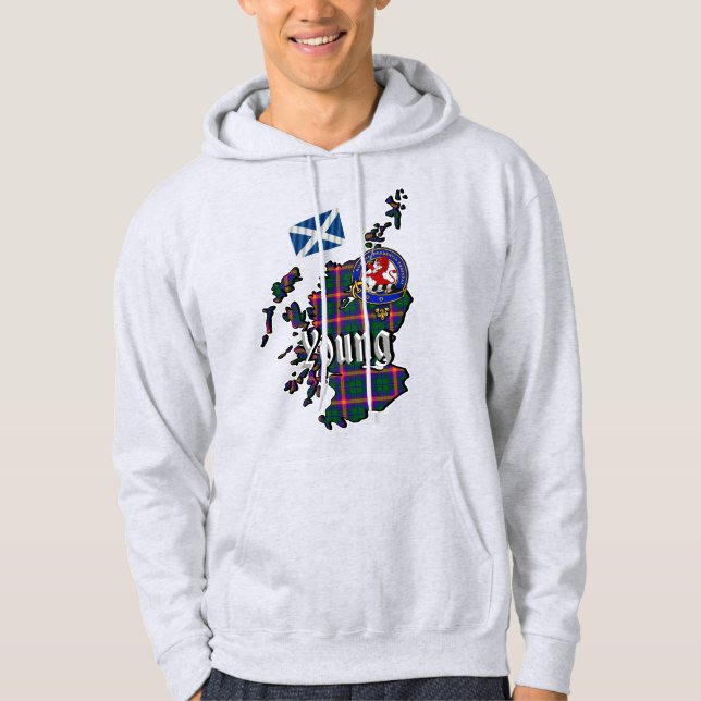 Young Clan Abzeichen Adult Hoodie (Vorderseite)