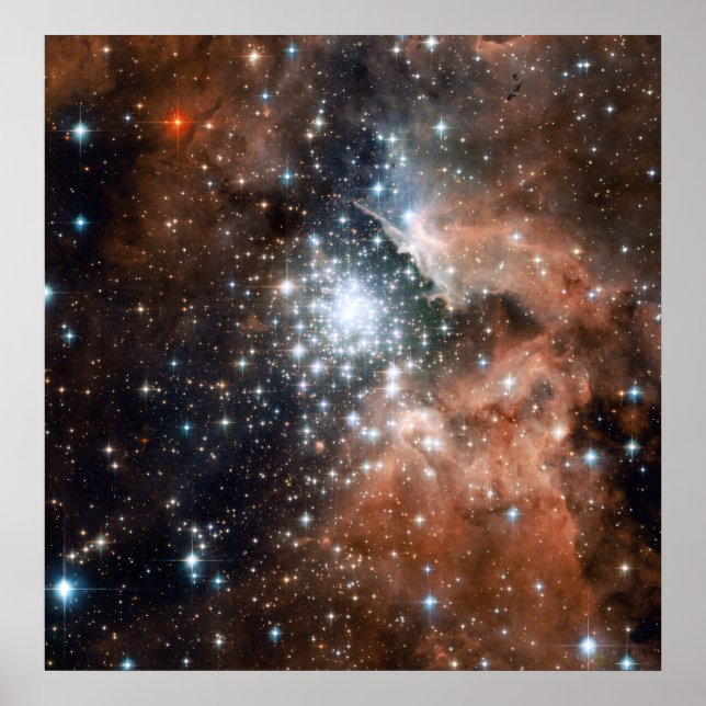 Young Cluster NGC3603 Poster (Vorne)