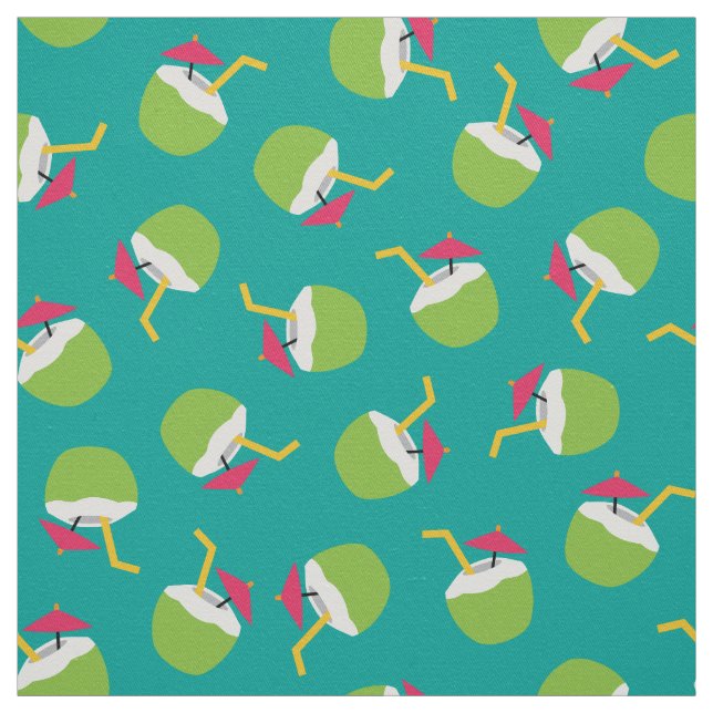 Young Coconut Drink Stoff (Muster)